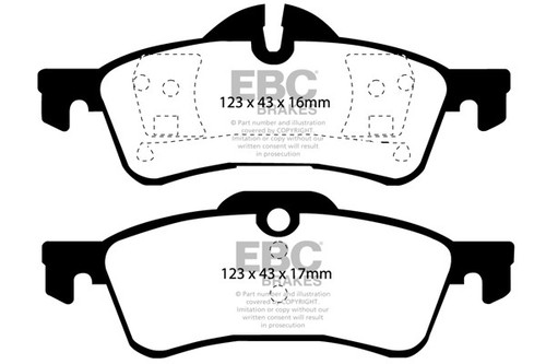Ebc ultimax rear - rear, pads