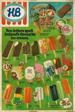 HB Ice Cream Lolly Menu Advert