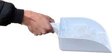 Large Plastic Scoop WHITE-