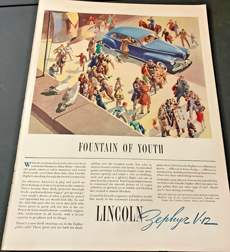 1941 lincoln zephyr 12 - 1941, v-12