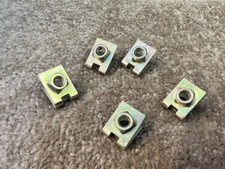 VAUXHALL METAL U SHAPE CLIPS SPEED NUTS FASTENER RIVET M6 PANEL FENDER PARTS