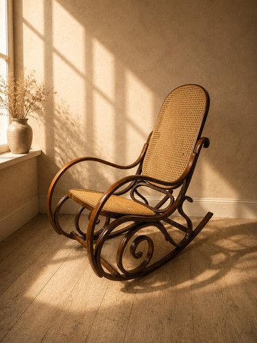 Thonet style rocking chair - thonet,