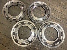 Set of Austin FX4 Taxi Cab Wheel Trims Stainless Steel x4 NOS
