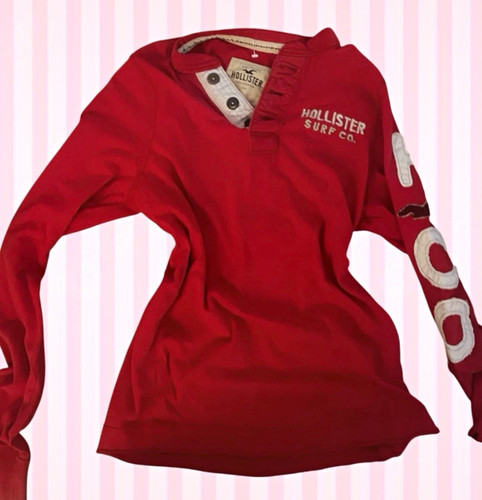 Y2k vintage hollister red - red, m