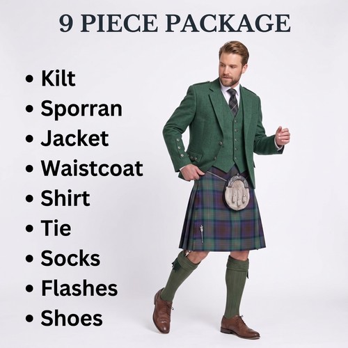 Men argyll kilt outfit - men's, pcs