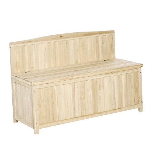Wood storage bench - bench, for