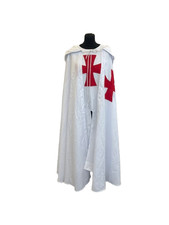 Medieval Templar Knight Crusader Costume Tunic and Cloak LARP Charity Listing