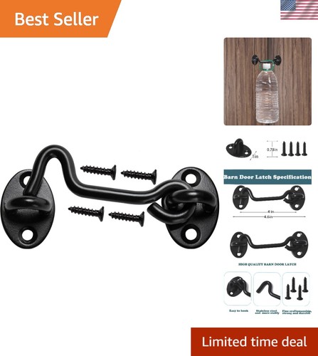 Versatile hook latch - 4", for