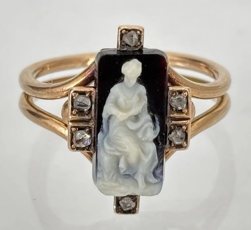 Antique 14k victorian rose - 14k,