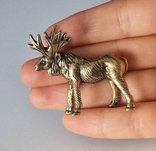 Solid Brass Stag Ornament