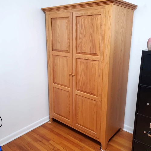 Solid oak shaker - oak, armoire
