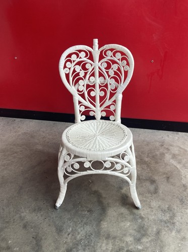 Vintage wicker peacock chair - peacock,