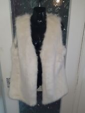 Amisu - Cream Faux Fur Gilet