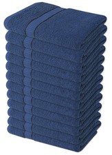 Navy blue salon towels - towels, 100%
