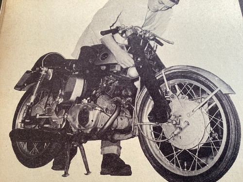 Honda cb92 fork strip - fork, period