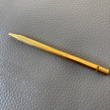 Cartier Rollerball Pen Yellow Gold Finish