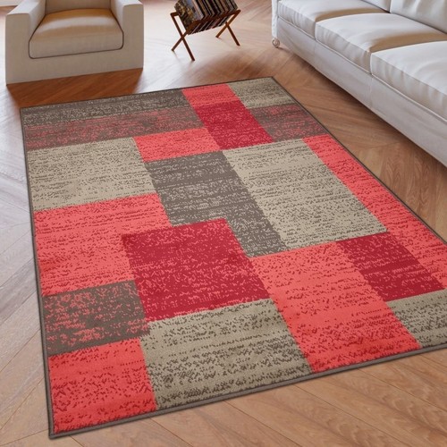Modern geometric rug soft - rug,soft, high