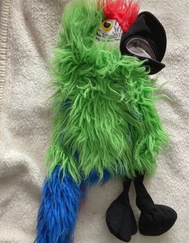 Squawking puppet parrot toy - squawking,