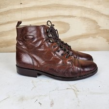 Bally Brown Leather Lace Up
