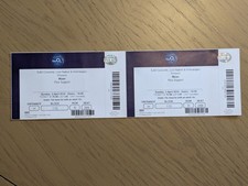 Muse Ticket stubs for the O2 London 2016