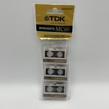 3x TDK MC-60 UR Micro Audio