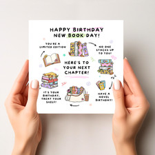 Happy Birthday Card For Book