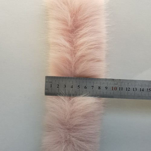 9cm wide faux rabbit - 9cm, fur