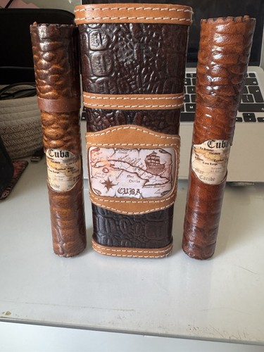 Handmade leather cuban cigar - leather,