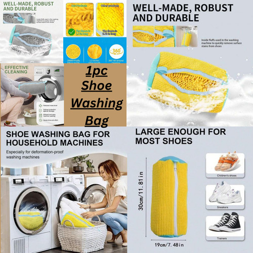 Shoe washing machine bag - shoe,