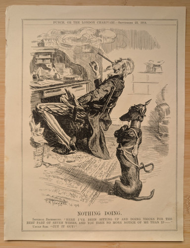 Vintage punch cartoon print - punch,