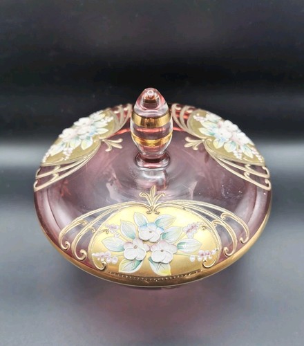 Vintage bohemian hand blown - bohemian,