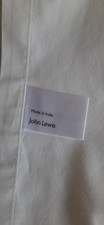Jonelle John Lewis Double Flat Soft Satin Sheet Cream 180 TC 220 × 260 cm