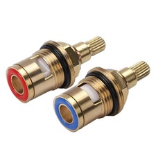 2x Bath 3/4" Tap Valve