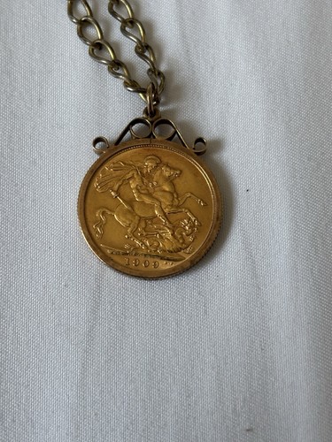 1909 edward vii gold - edward,