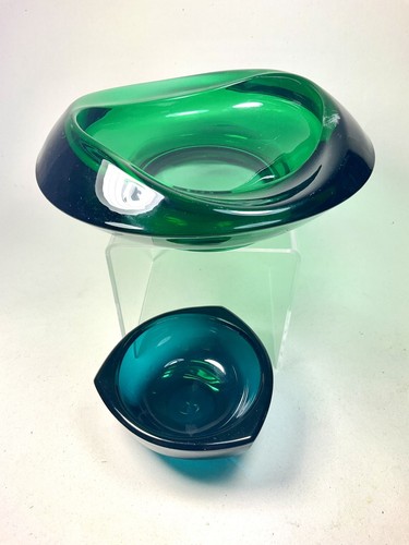 1960s green czech sklo - czech, union