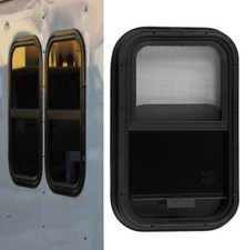 RV Window 500x300mm Horizontal Slide Camper Window Waterproof Round Corner UK