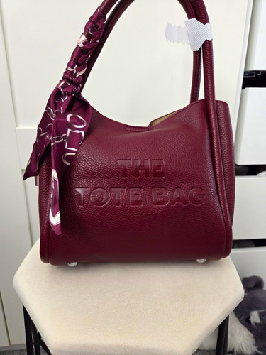 The tote bag medium burgundy - tote,