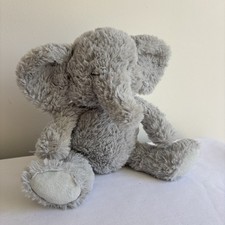M&S Grey Elephant Soft Toy Plush Teddy 30cm Stuffed Animal Cute Gift