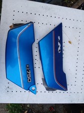 KZ750B Sidepanel Pair Z750 Twin Models Genuine Kawasaki