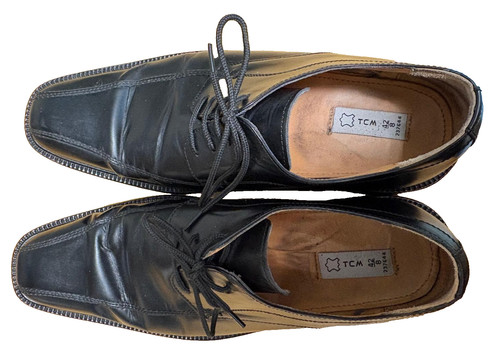 Mens black leather - black,
