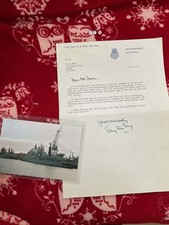 Rare ROYAL NAVY SIGNED LETTER