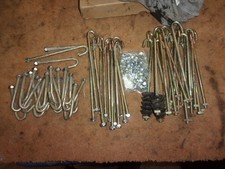 M8 J HOOK BOLTS & SQUARE NUTS & NYLOCK  ROOFING GUTTERING FENCING FIXING