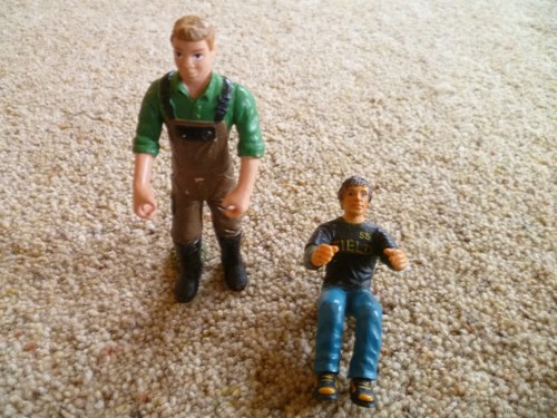 Schleich farm worker tractor - farm,
