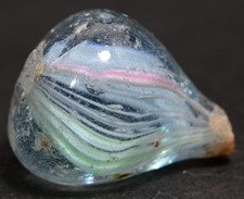 Antique German Handmade Marble Teardrop Lovely Divided Core 15.7mm 19/32''