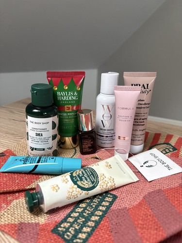 Beauty and skincare set with - and,