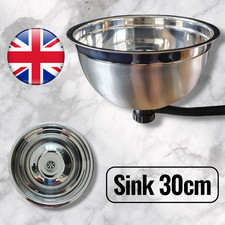 Round stainless steel - stainless, sink