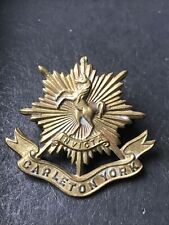 Carlton & York Regiment, Genuine Canadian Army Cap Badge.