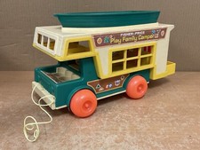 Fisher Price Family Camper Van Playset Vintage Toy Figures Accessories