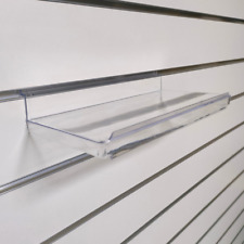 Clear Acrylic Slatwall Shelves