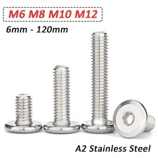 Flat pan head hex socket - head,